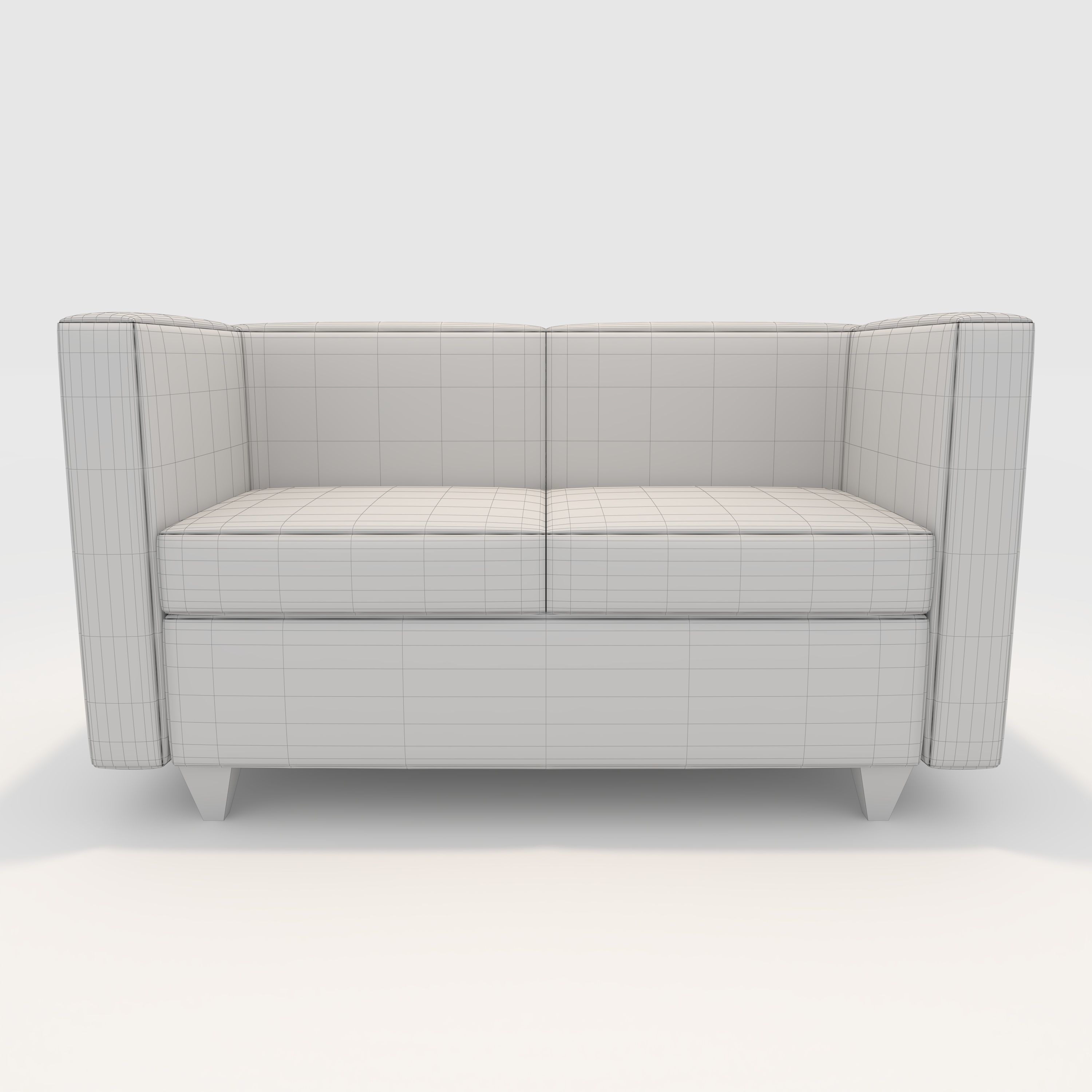 Sofa 2 Seater 6 3D model_9