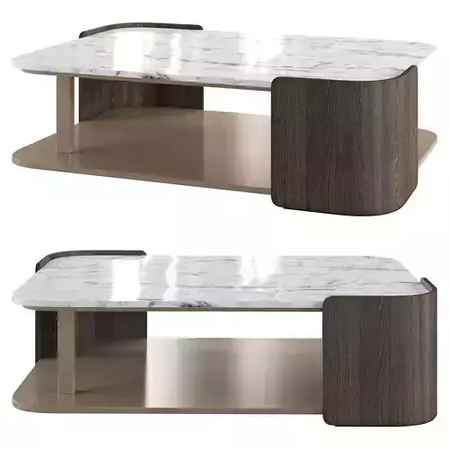 Galpagos White Fog Cocktail Table