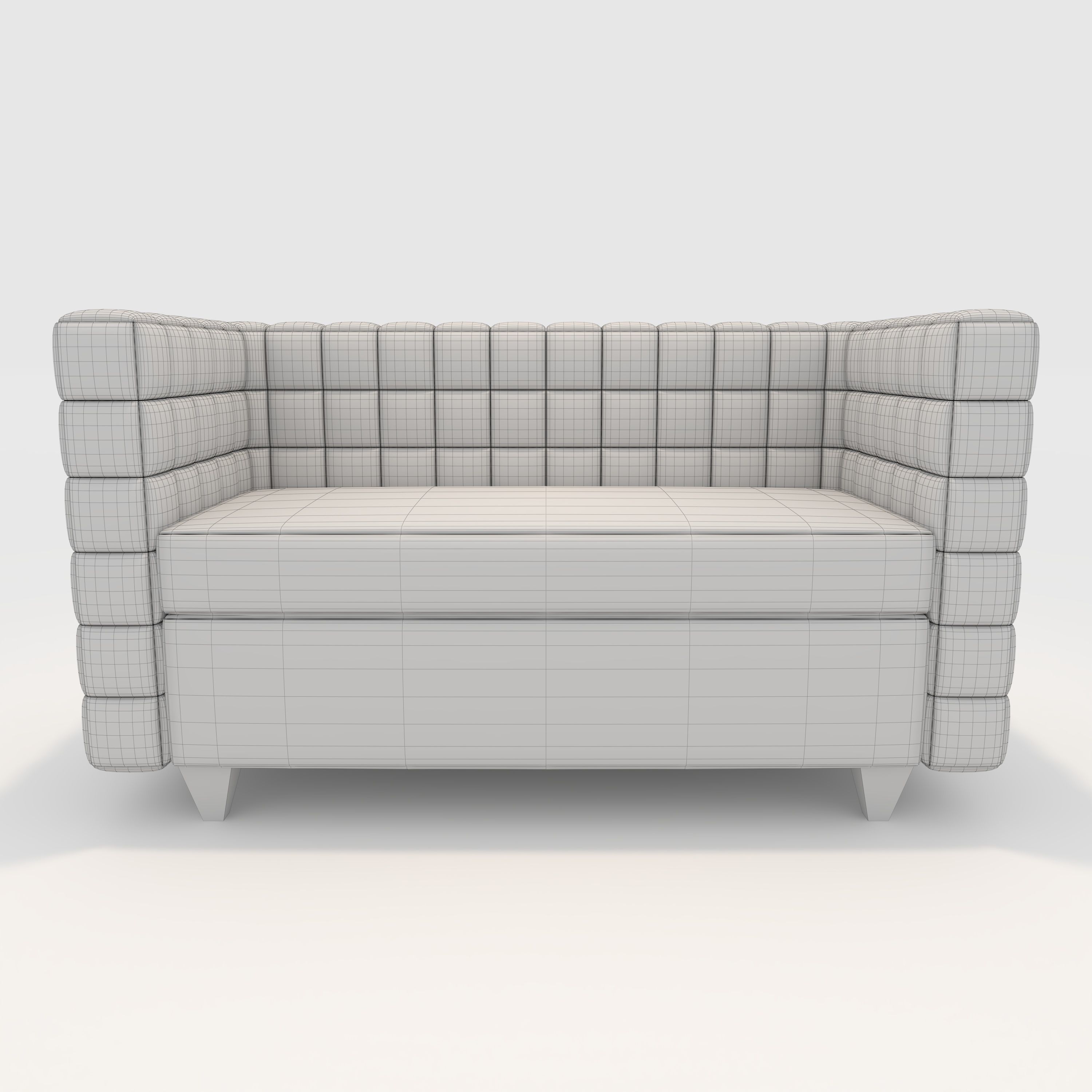 Sofa 2 Seater 7 3D model_9