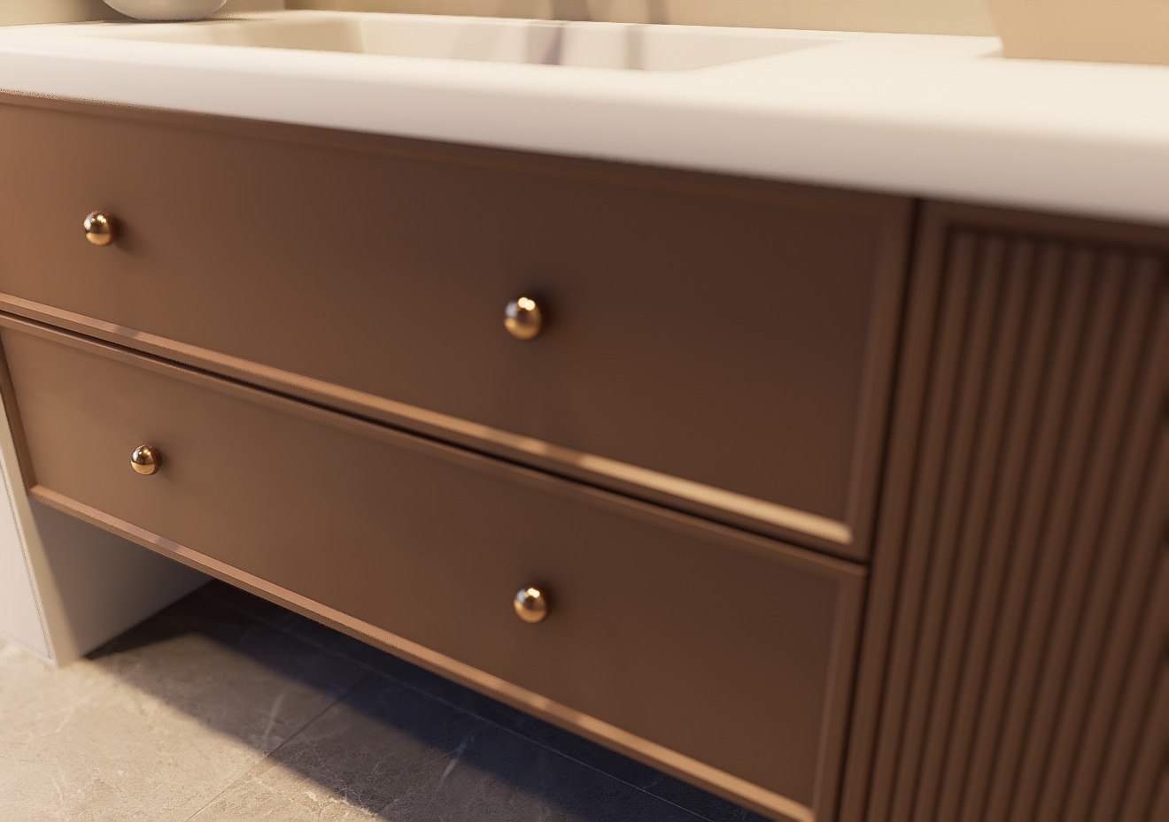 Modern Bathroom Interior 3D model_4