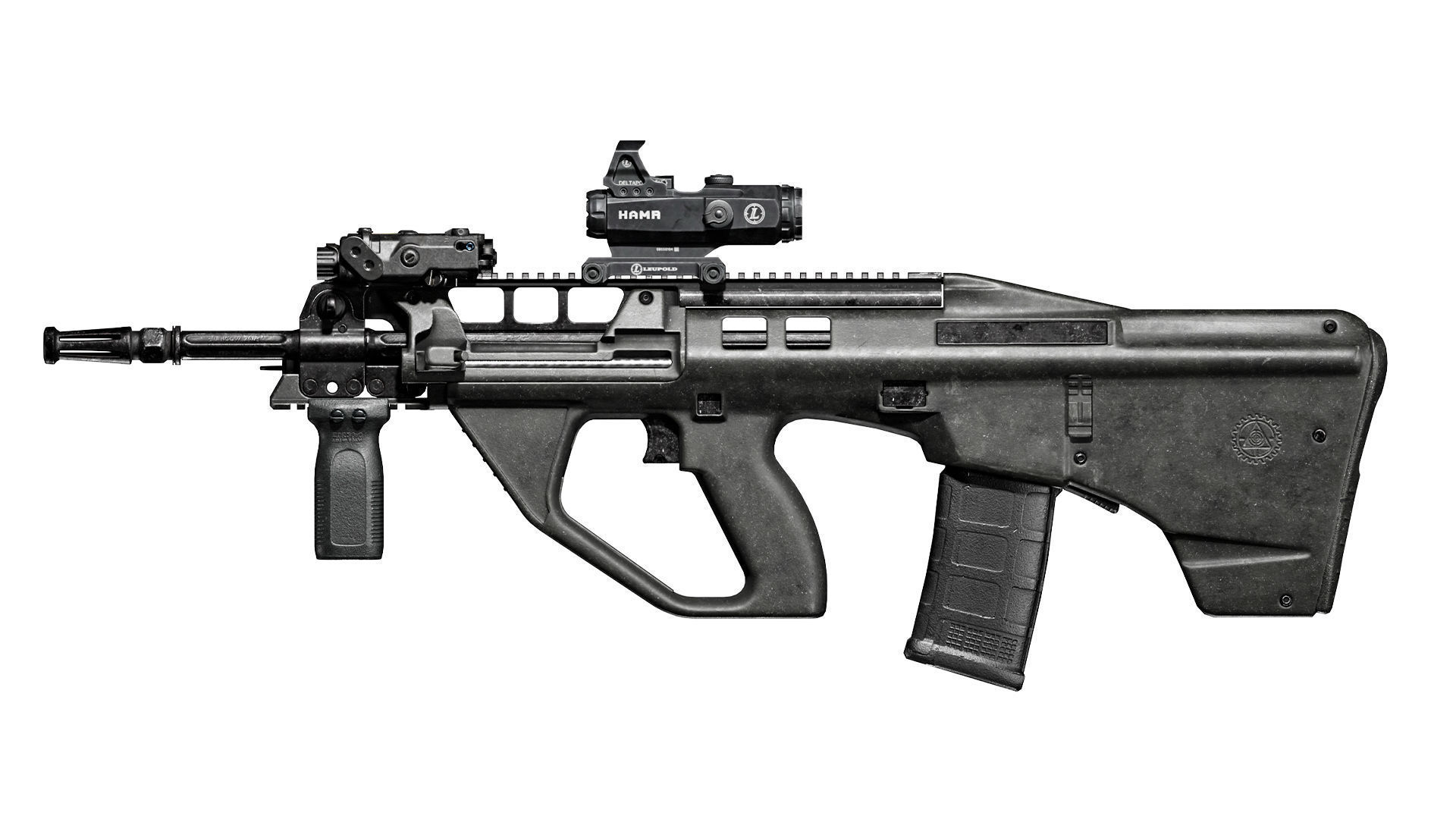 LEUPOLD MARK 4 HAMR SCOPE Low-poly 3D model_7