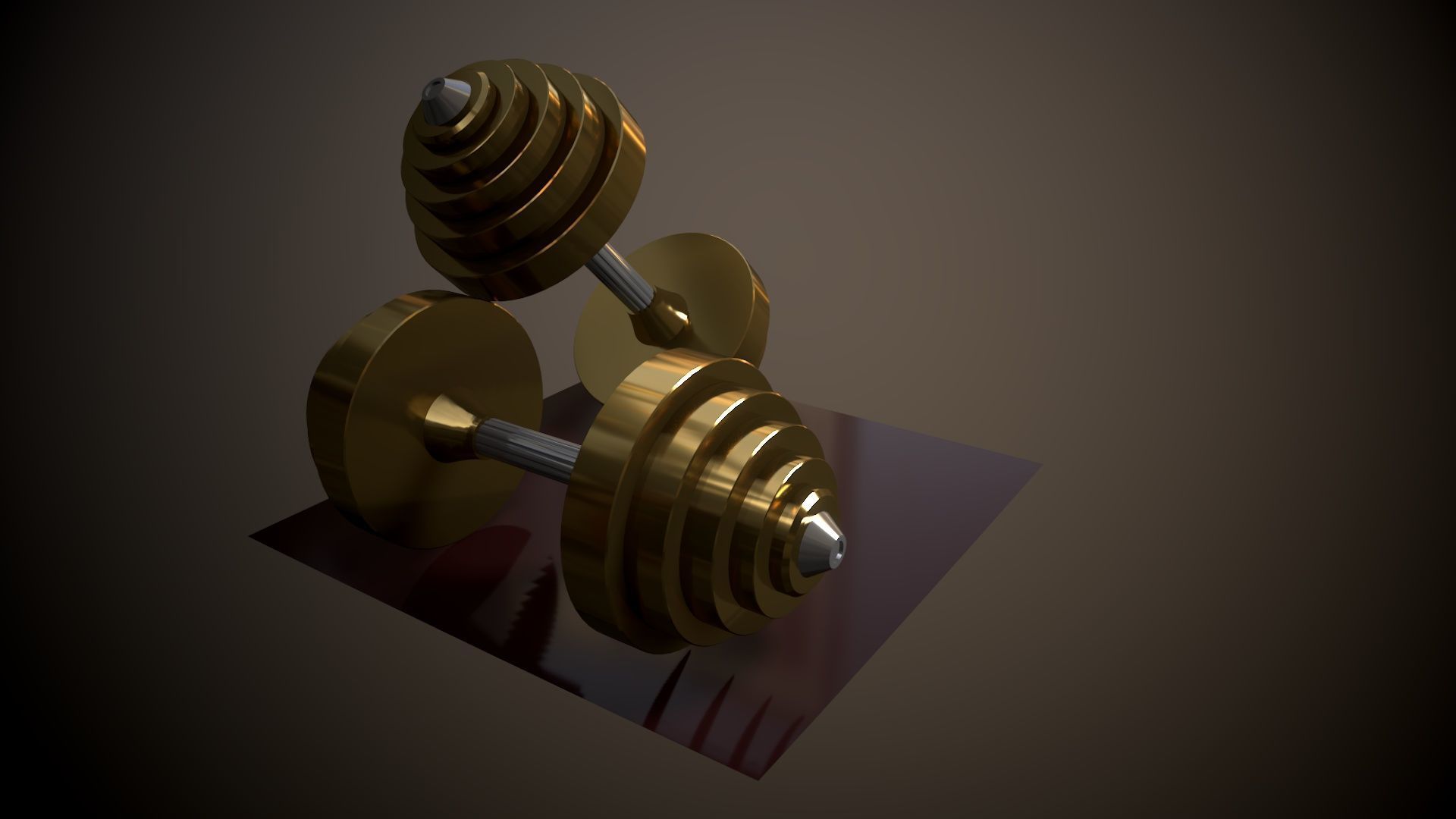 Dumbbells 3D model_1