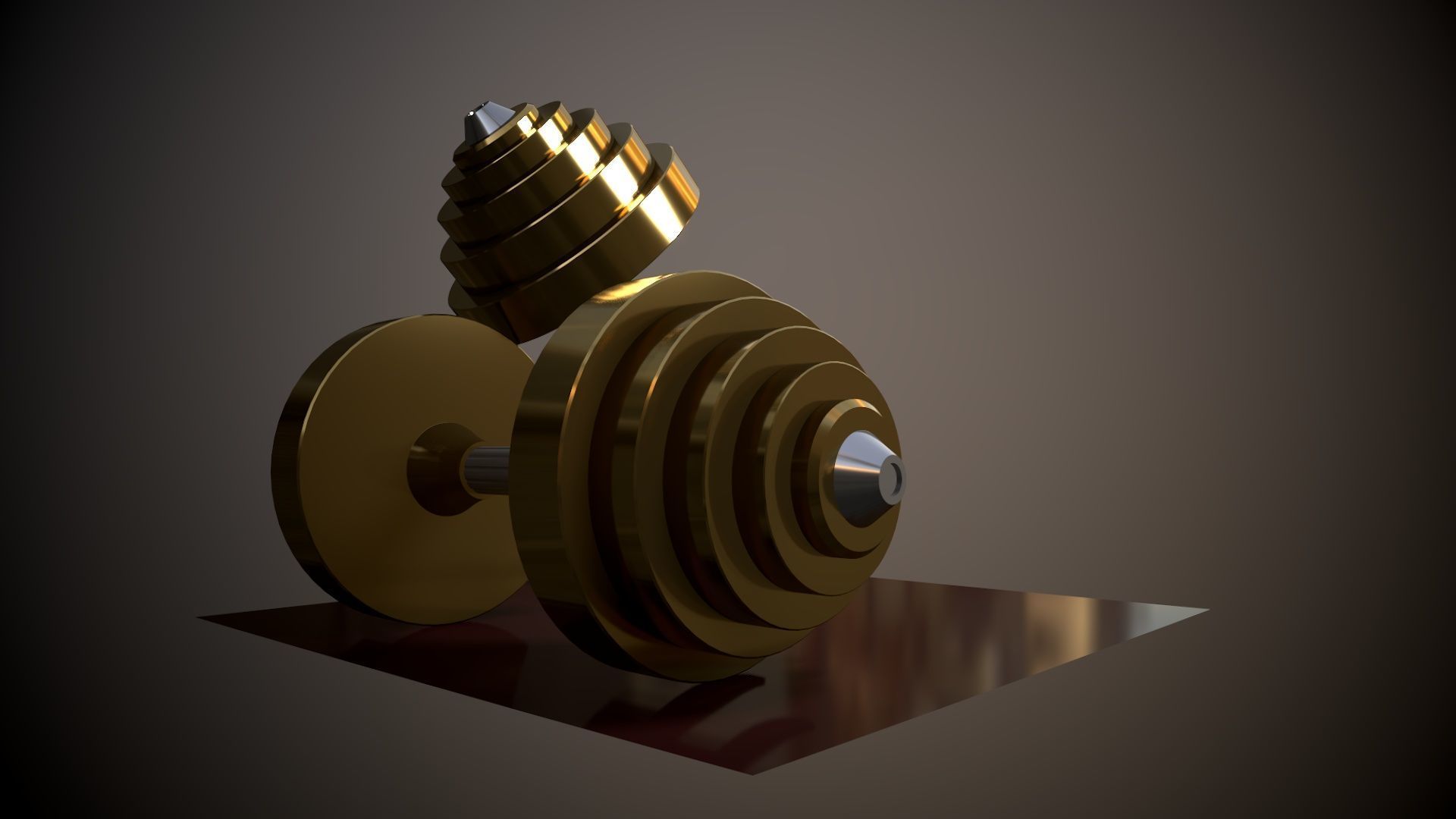 Dumbbells 3D model_2