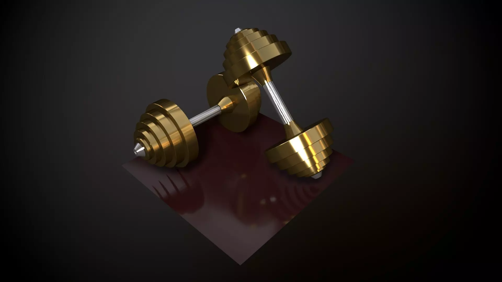 Dumbbells 3D model_0