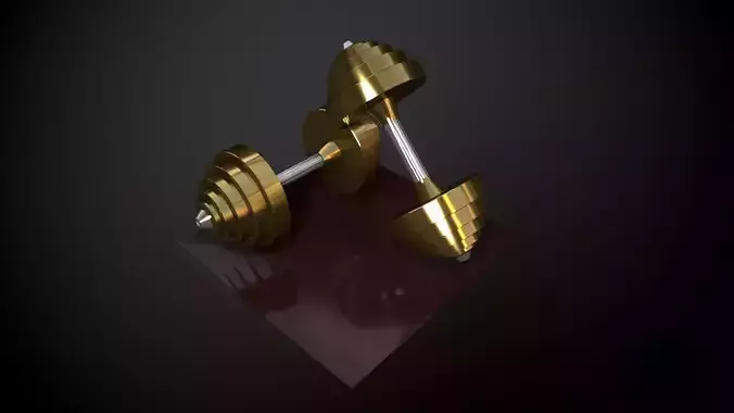 Dumbbells 3D model