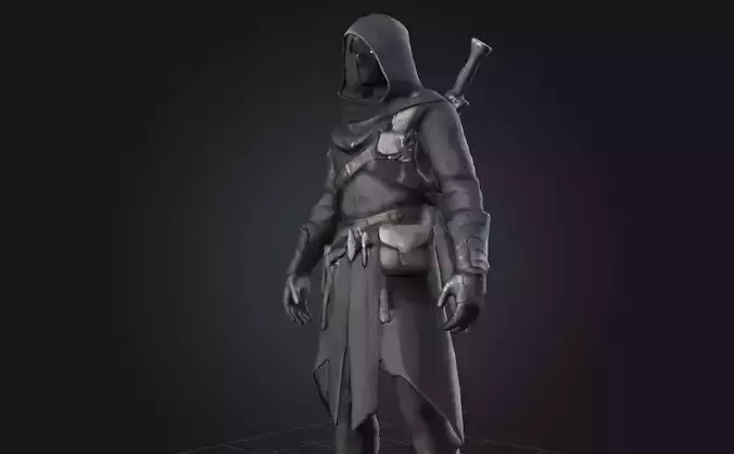 Humanoid Assassin Character
