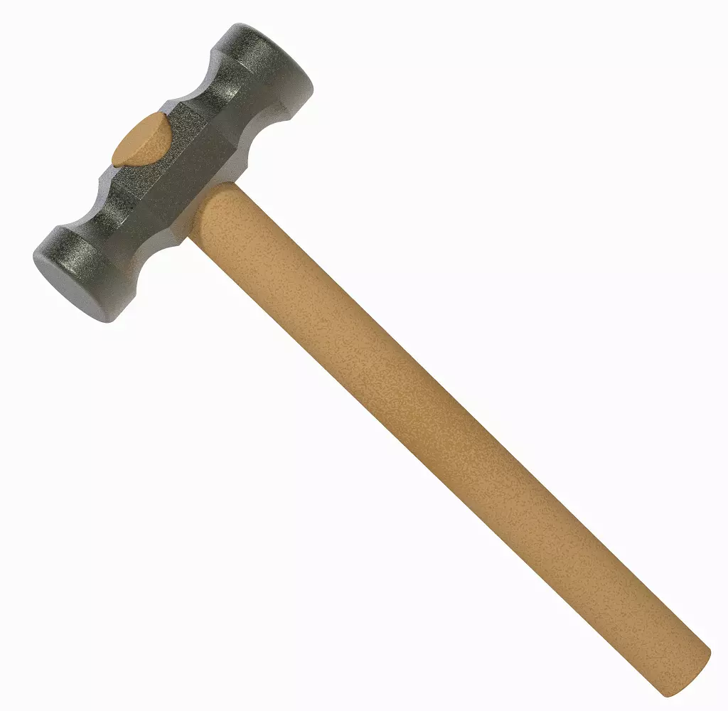 Carpentry Iron Hammer 3D print model_0