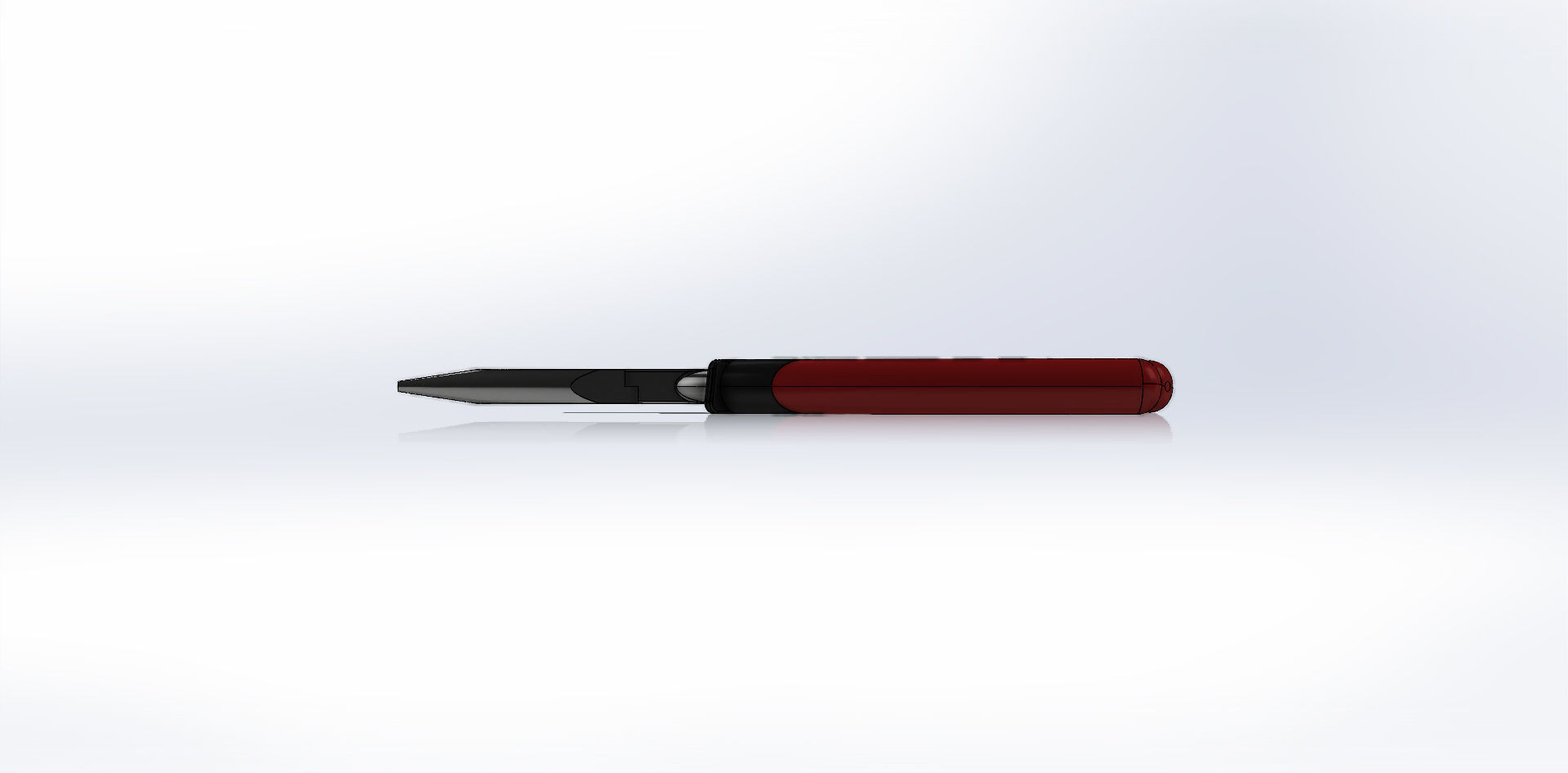 Alicate de Bico Nose Plier 3D model_22