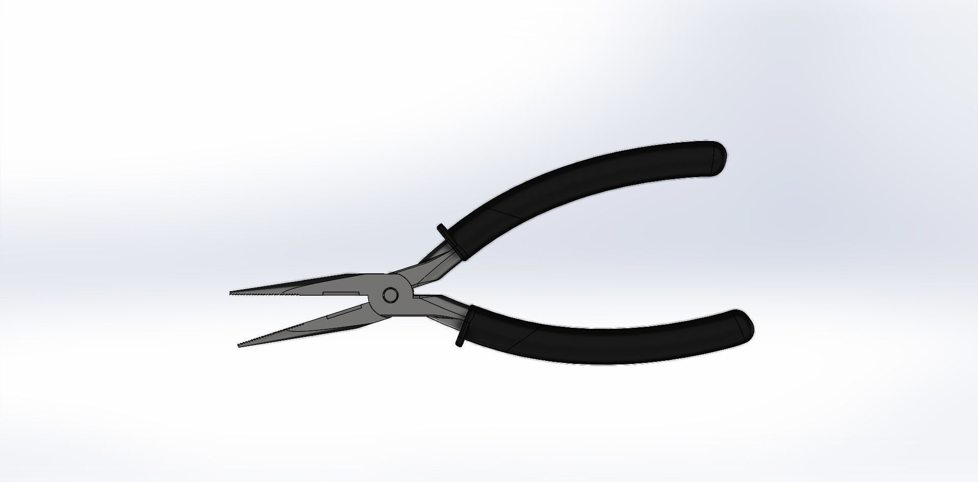 Alicate de Bico Nose Plier 3D model_5