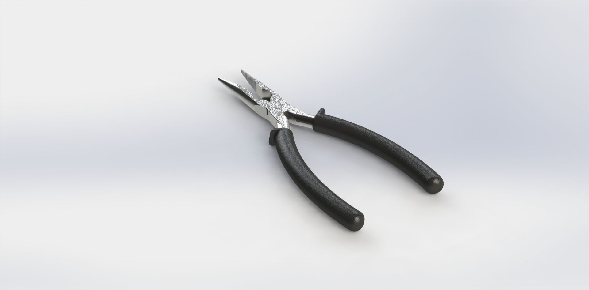 Alicate de Bico Nose Plier 3D model_1