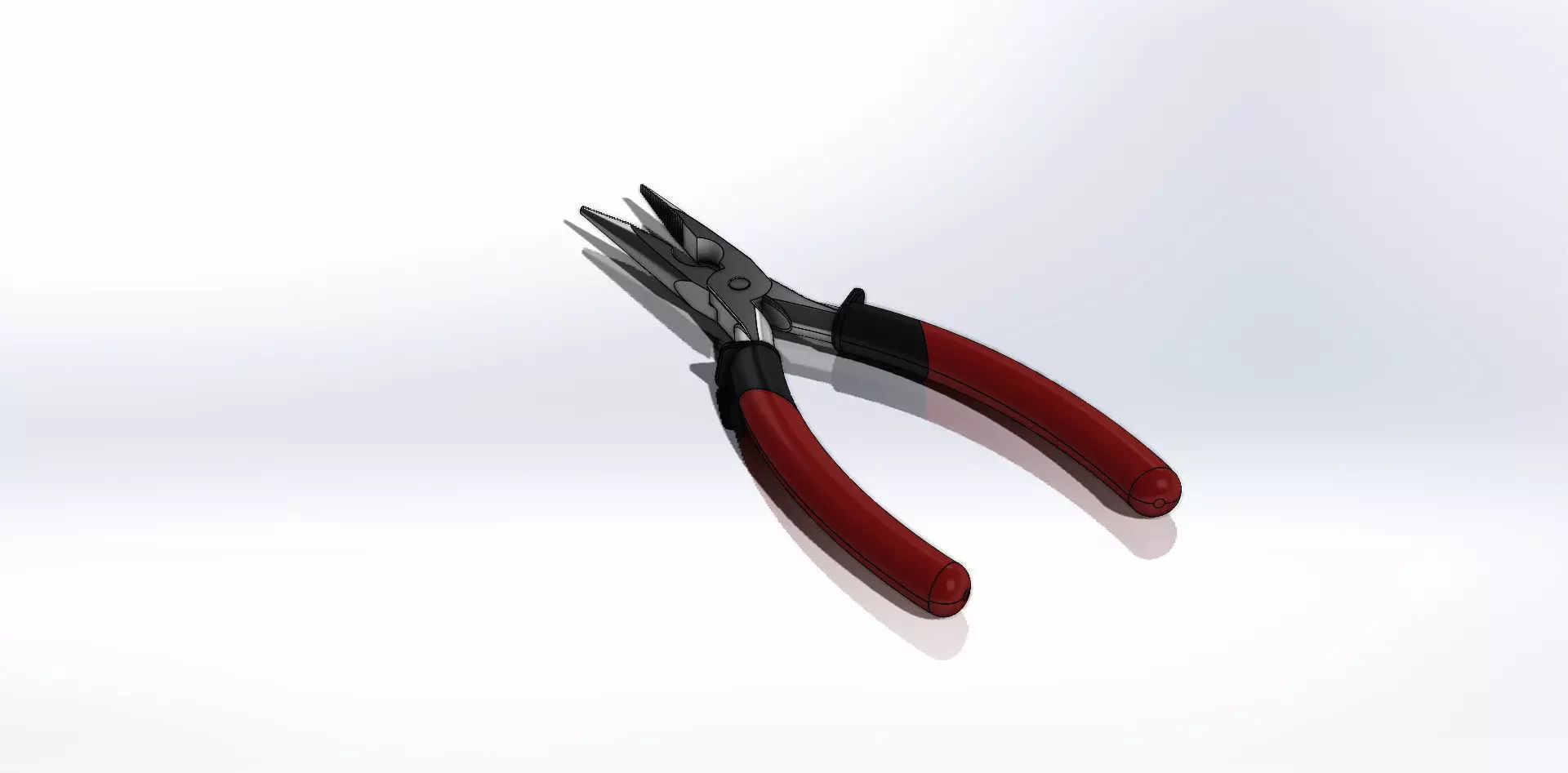Alicate de Bico Nose Plier 3D model_0