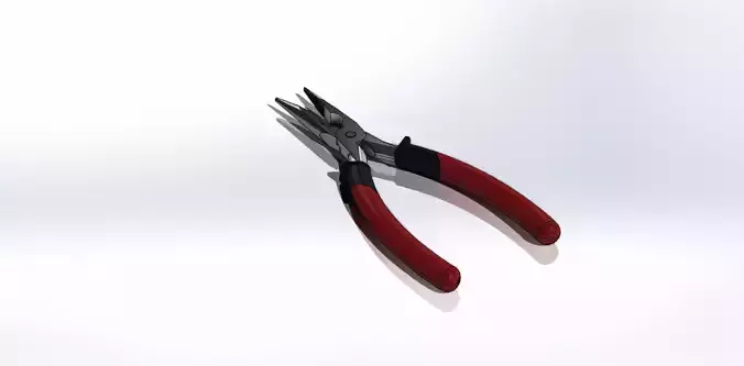 Alicate de Bico Nose Plier 3D model