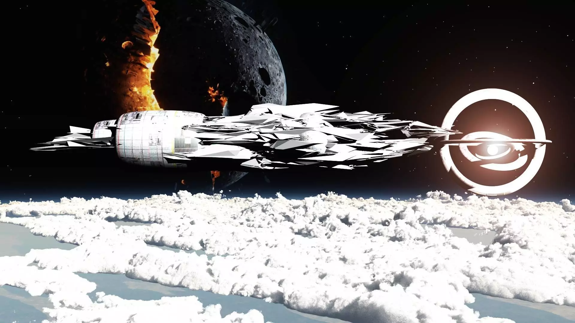 Skillion Ship Free 3D model