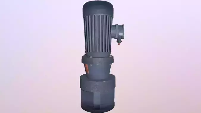 Motor Pump Low-poly 3D model
