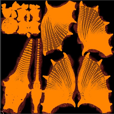 Red Scaled Dragon 3D Character Low-poly 3D model_7