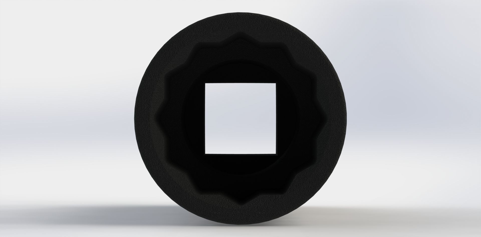 Soquete 11mm x 1-4 pol Socket 3D model_23