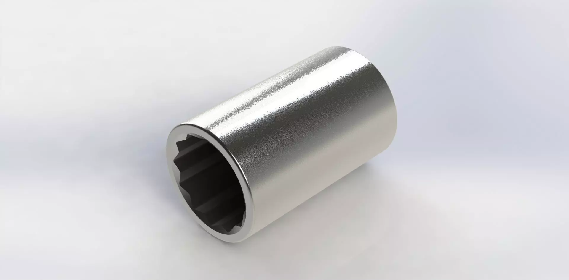 Soquete 11mm x 1-4 pol Socket 3D model_0