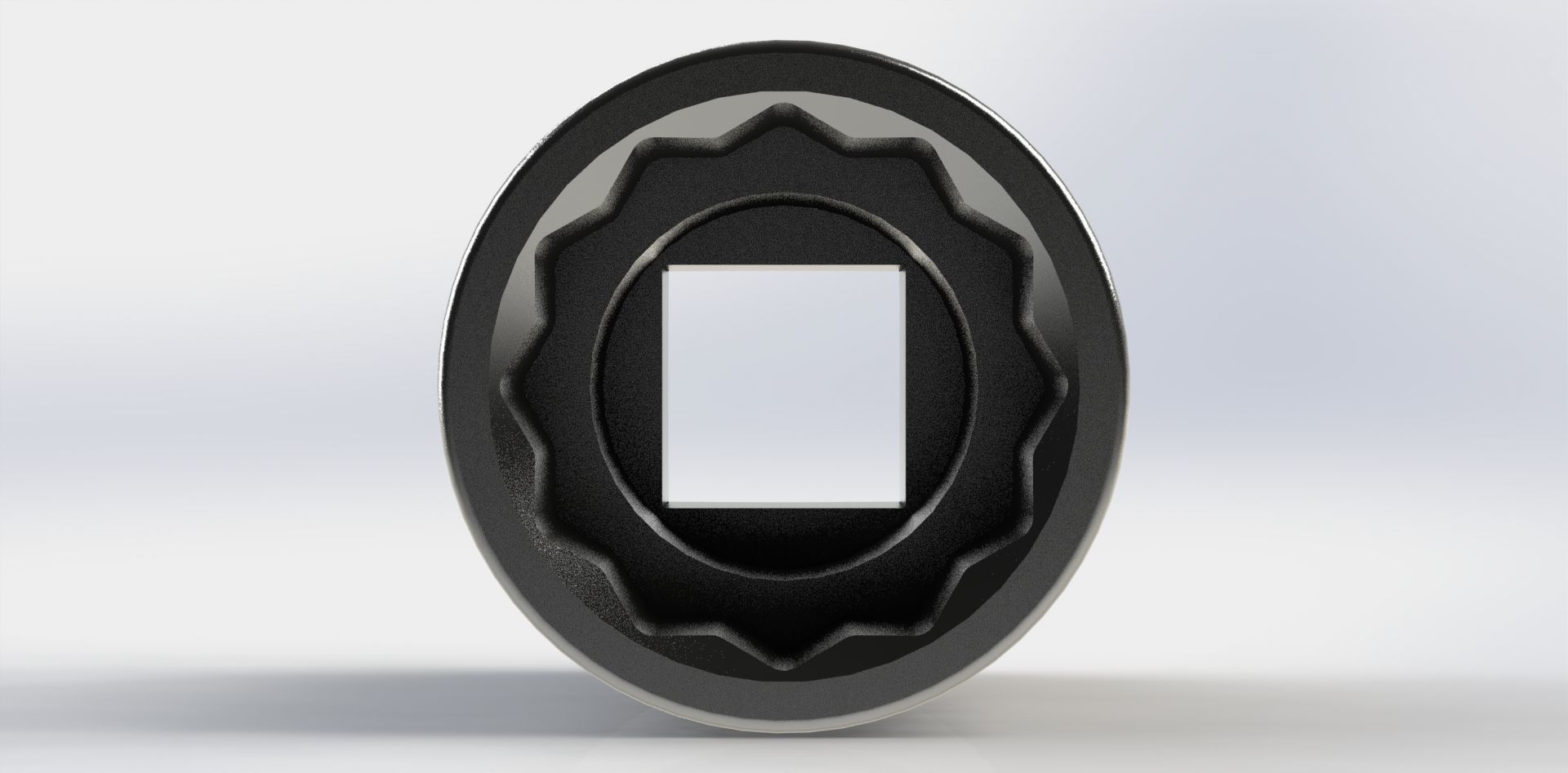 Soquete 11mm x 1-4 pol Socket 3D model_9