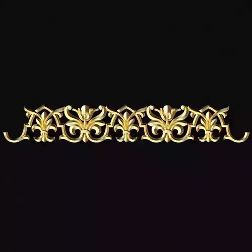 Central decor ornament for furniture