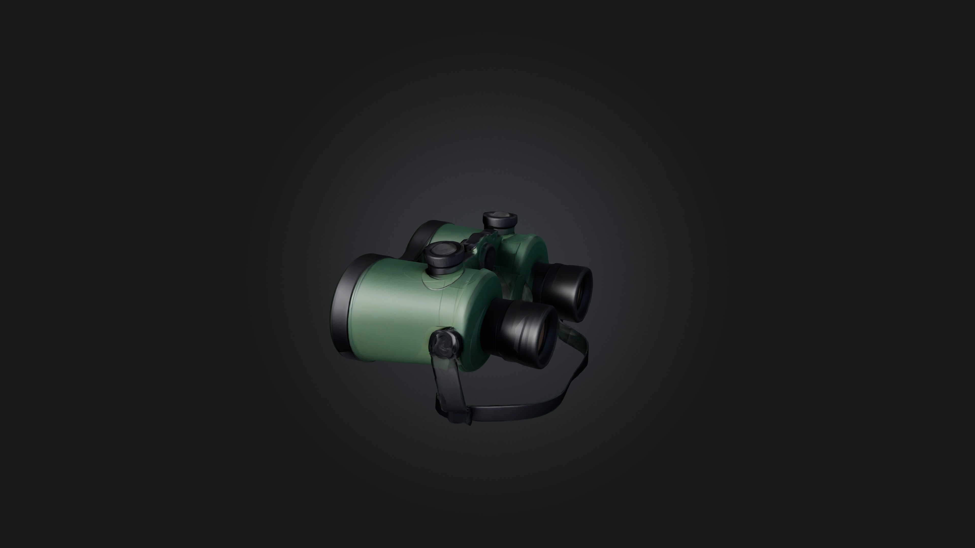 Cartoon Binoculars 3D model_3