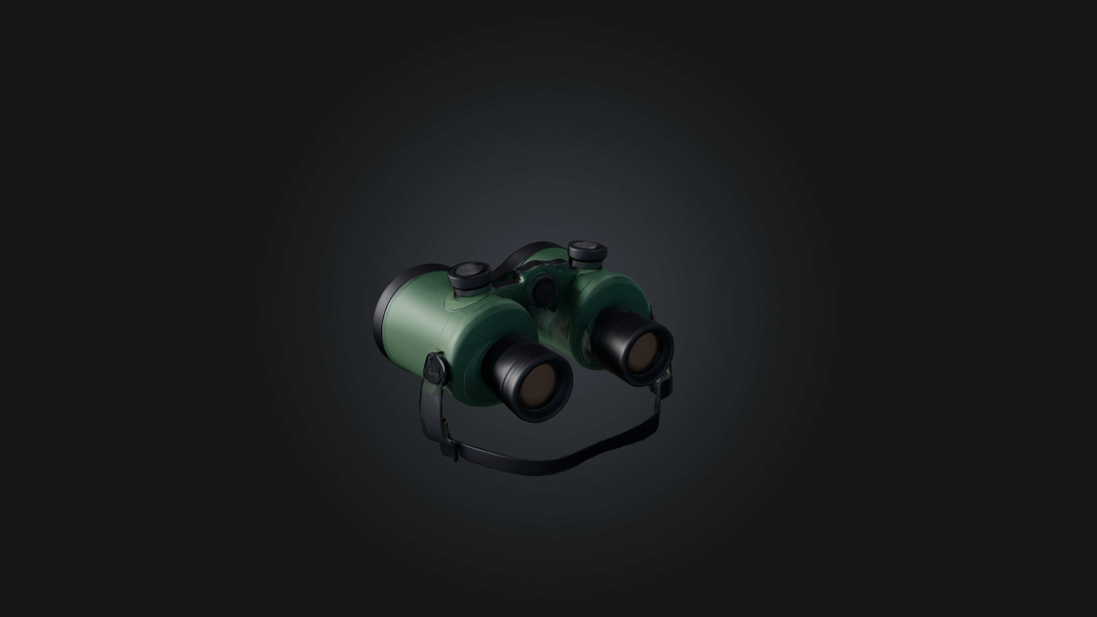Cartoon Binoculars 3D model_4
