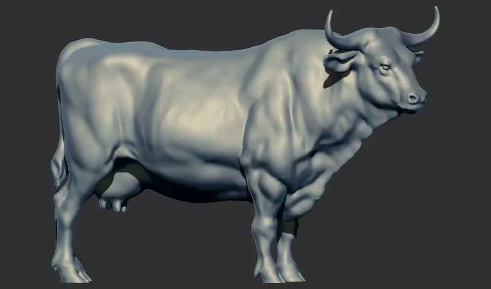 Cow 3D print model 3D print model