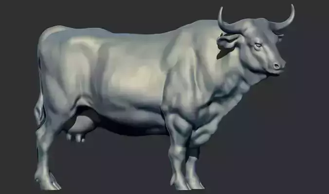 Cow 3D print model