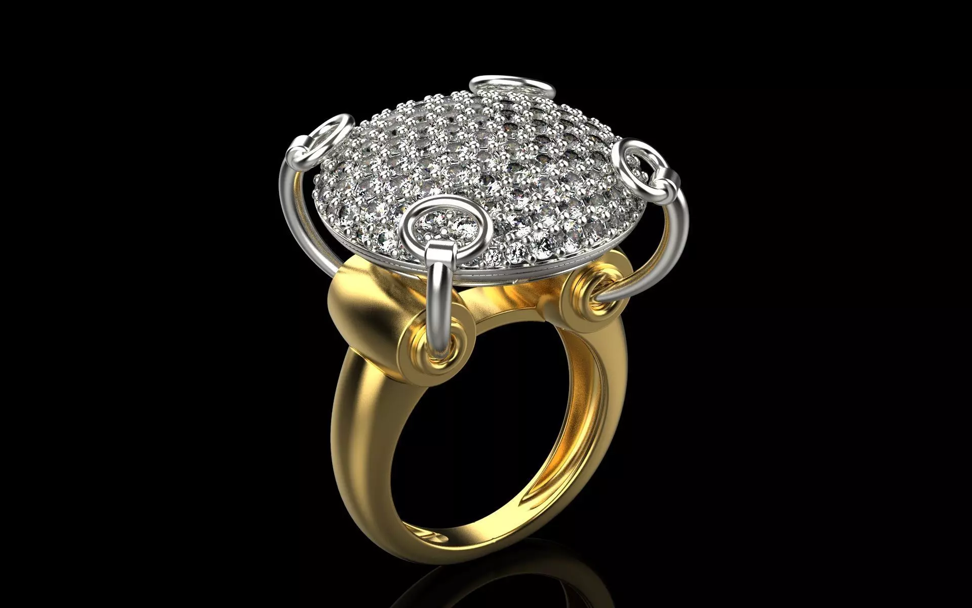 Gucci Ring 3d Model 3D print model
