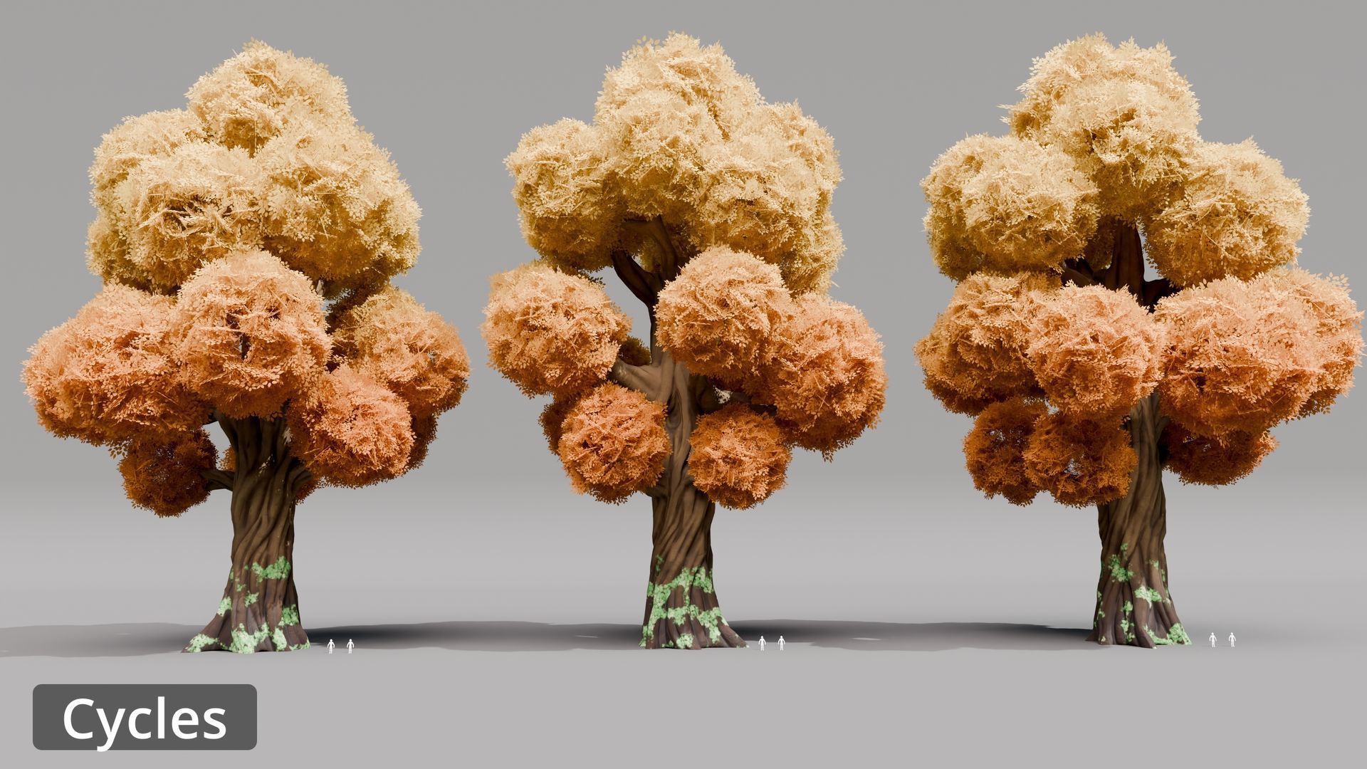 Tree Toning - The stylized Tree Pack Low-poly 3D model_5
