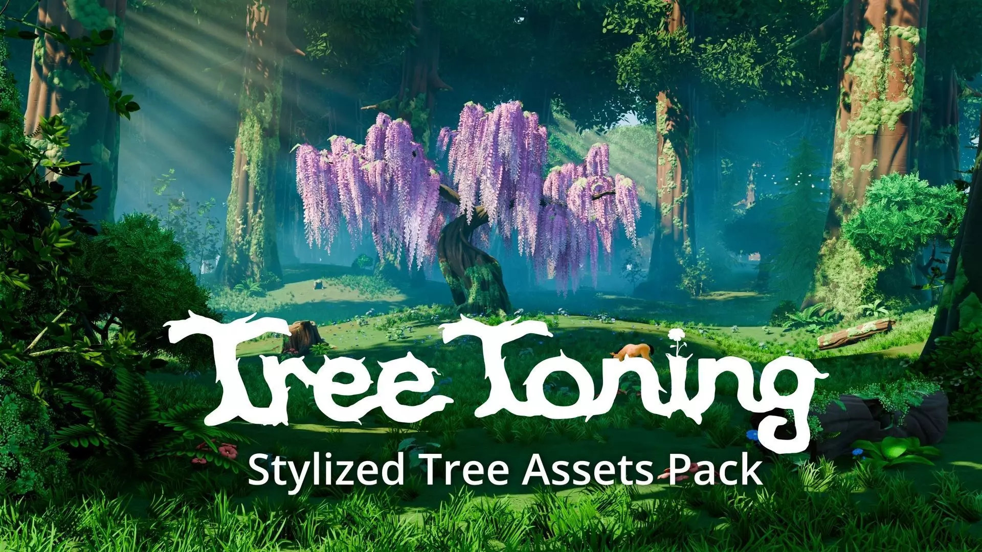 Tree Toning - The stylized Tree Pack Low-poly 3D model_0
