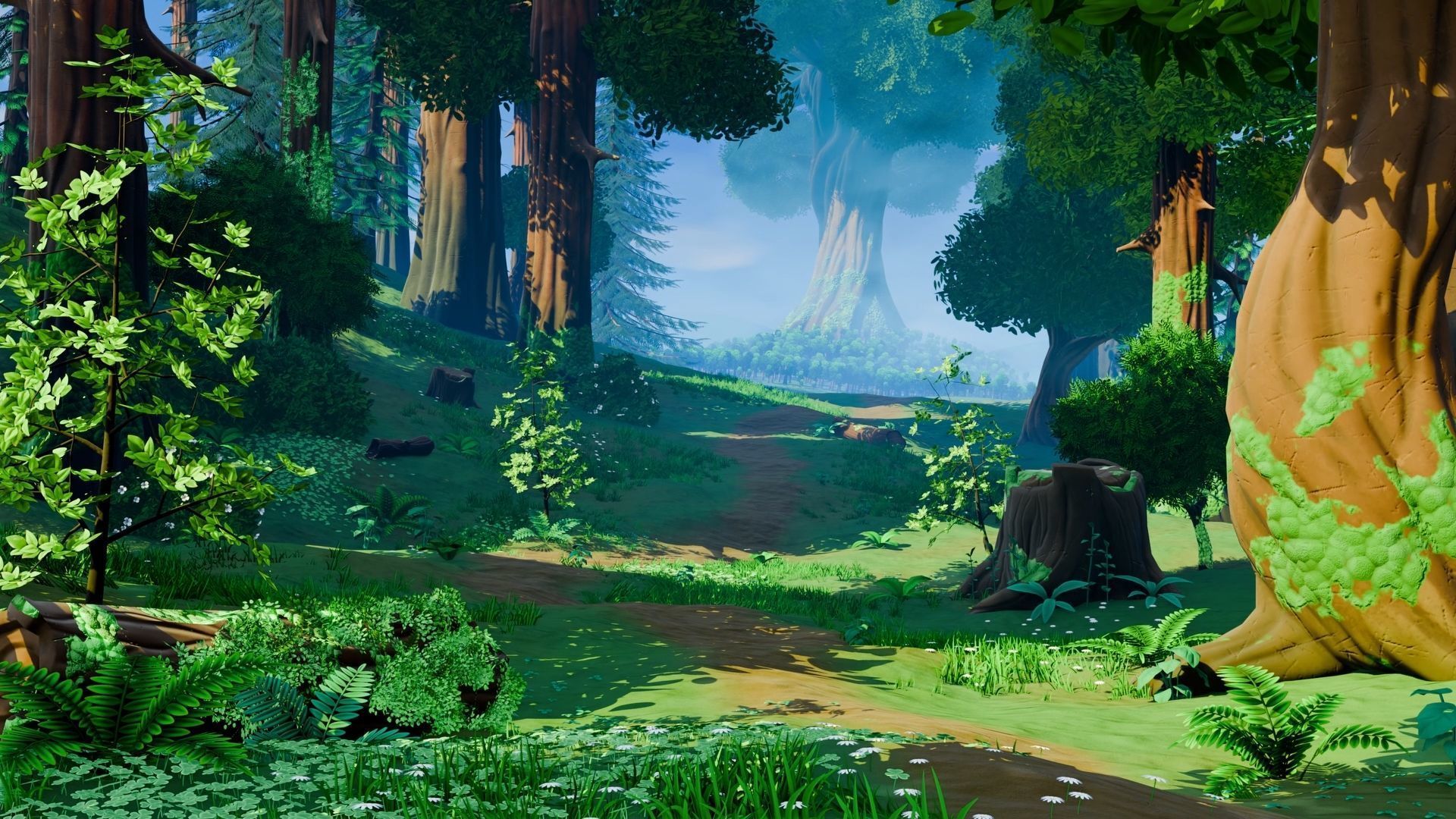 Tree Toning - The stylized Tree Pack Low-poly 3D model_16