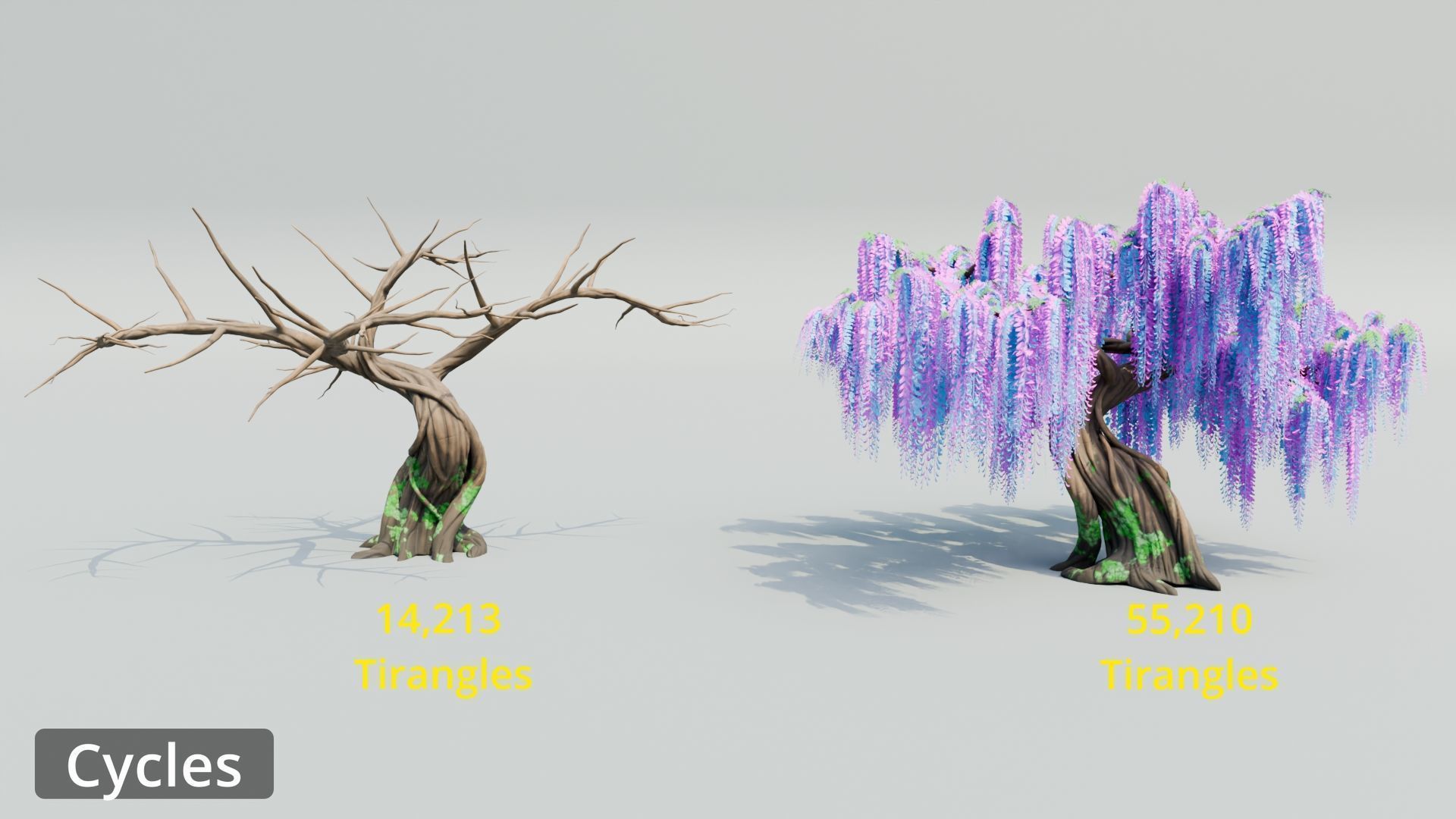 Tree Toning - The stylized Tree Pack Low-poly 3D model_30