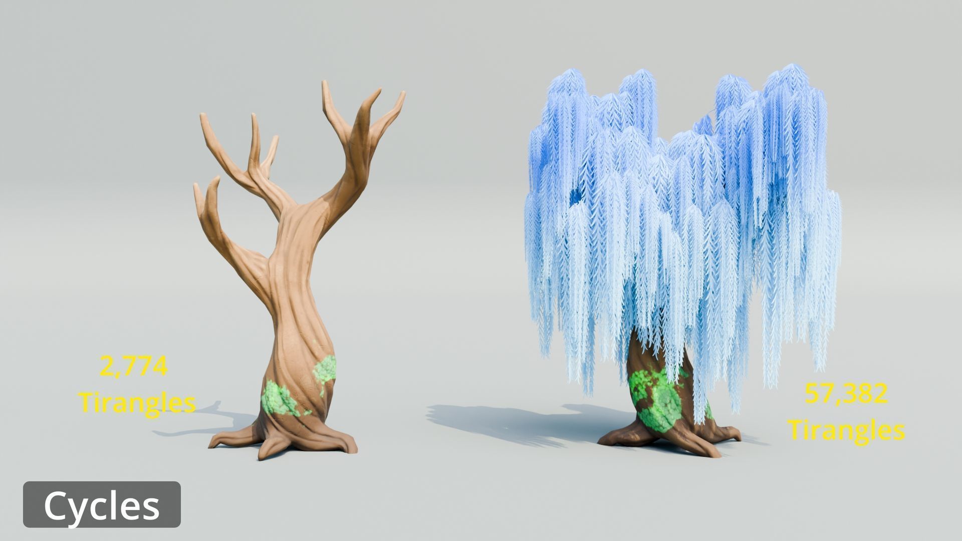 Tree Toning - The stylized Tree Pack Low-poly 3D model_22