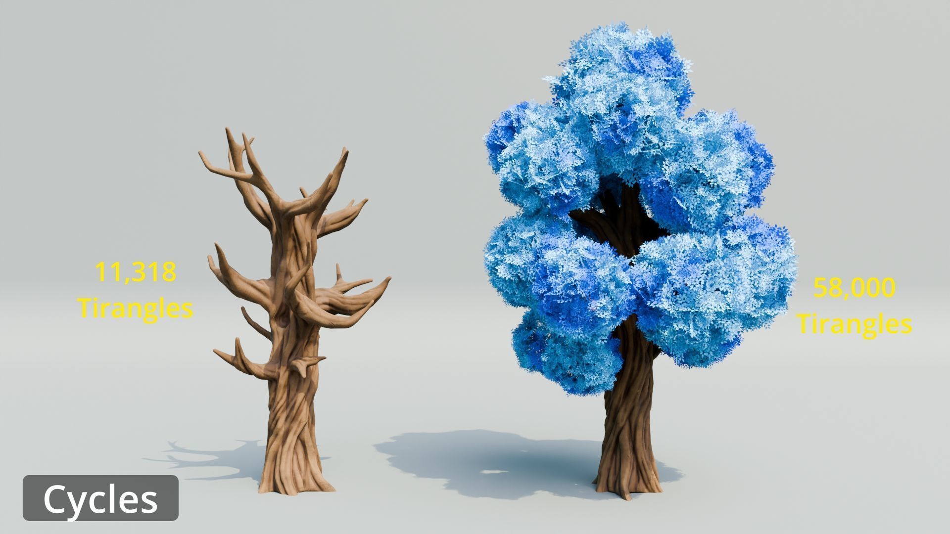 Tree Toning - The stylized Tree Pack Low-poly 3D model_6