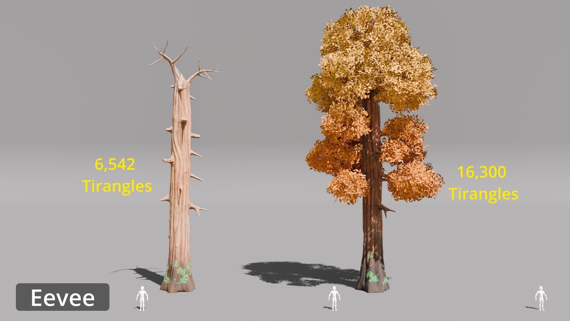 Tree Toning - The stylized Tree Pack Low-poly 3D model_11