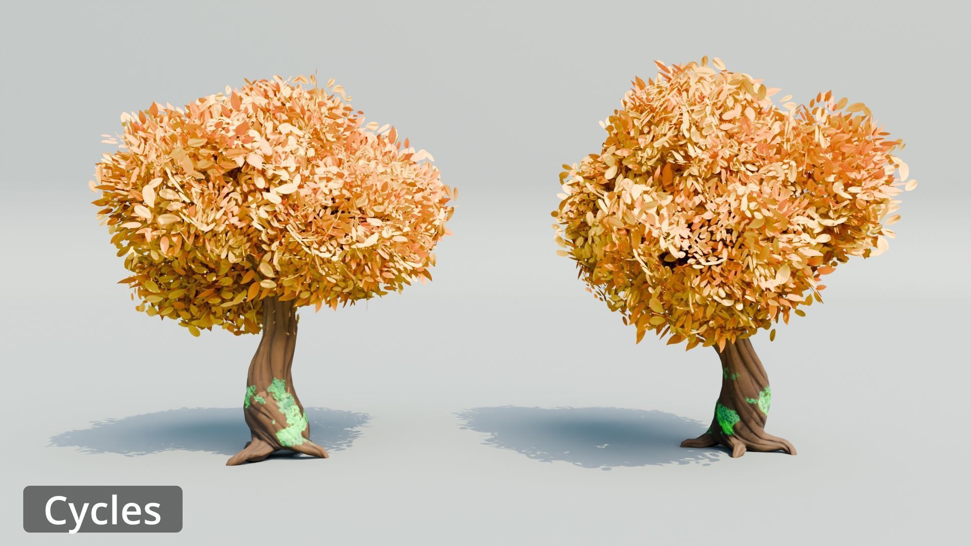 Tree Toning - The stylized Tree Pack Low-poly 3D model_14