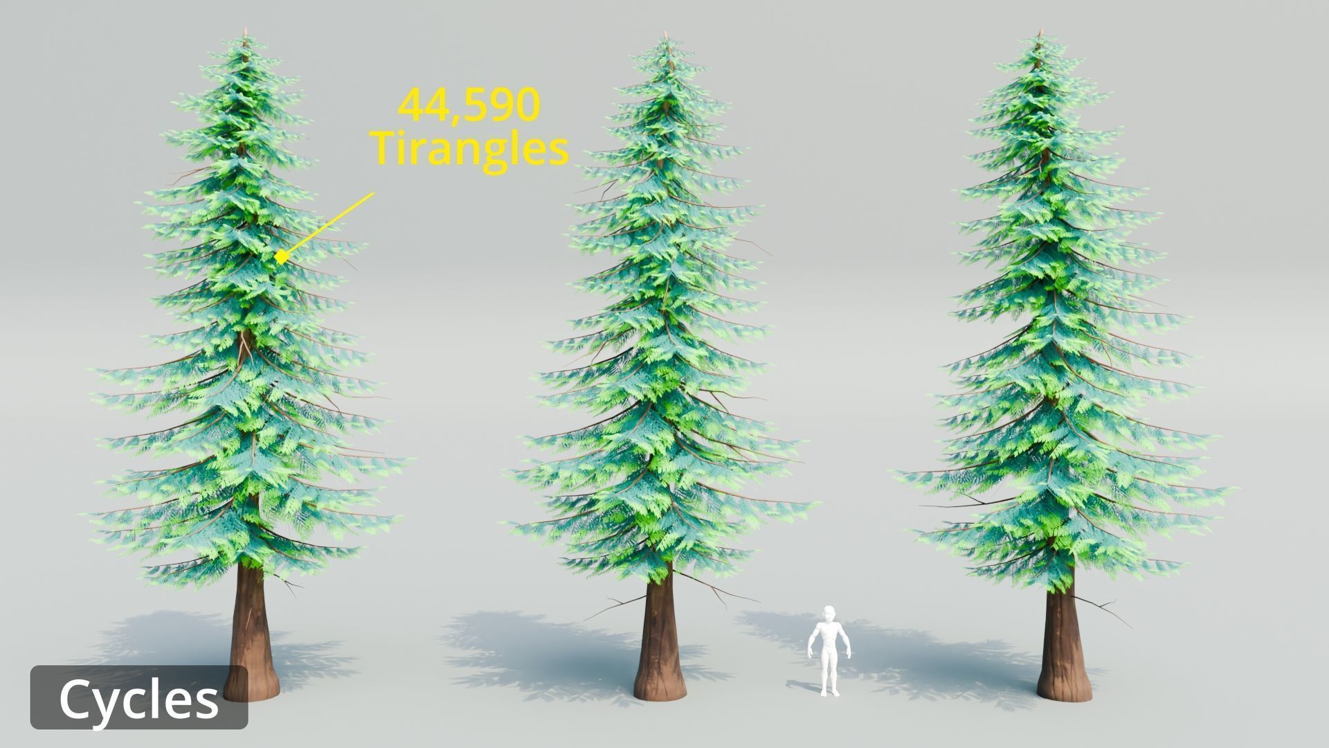 Tree Toning - The stylized Tree Pack Low-poly 3D model_43