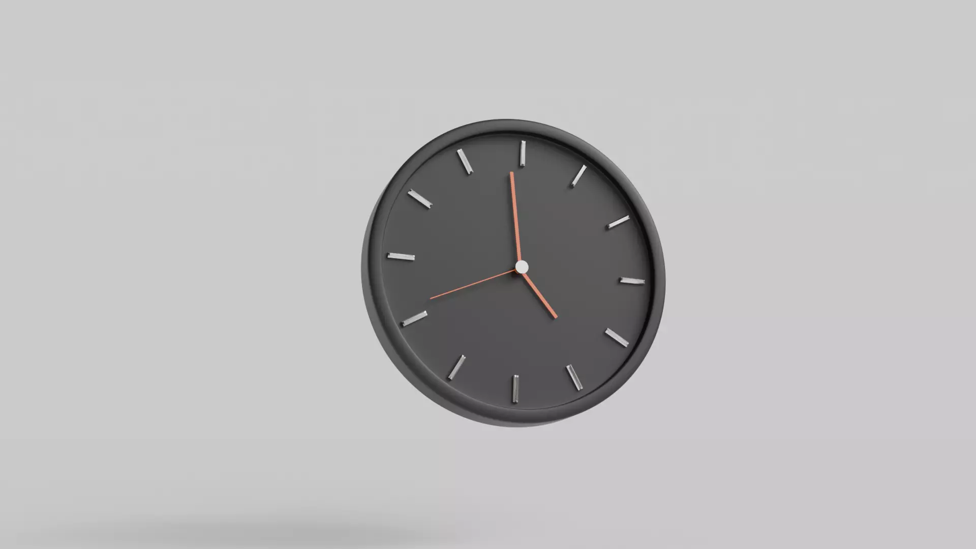 Wall clock No 1 3D model_0