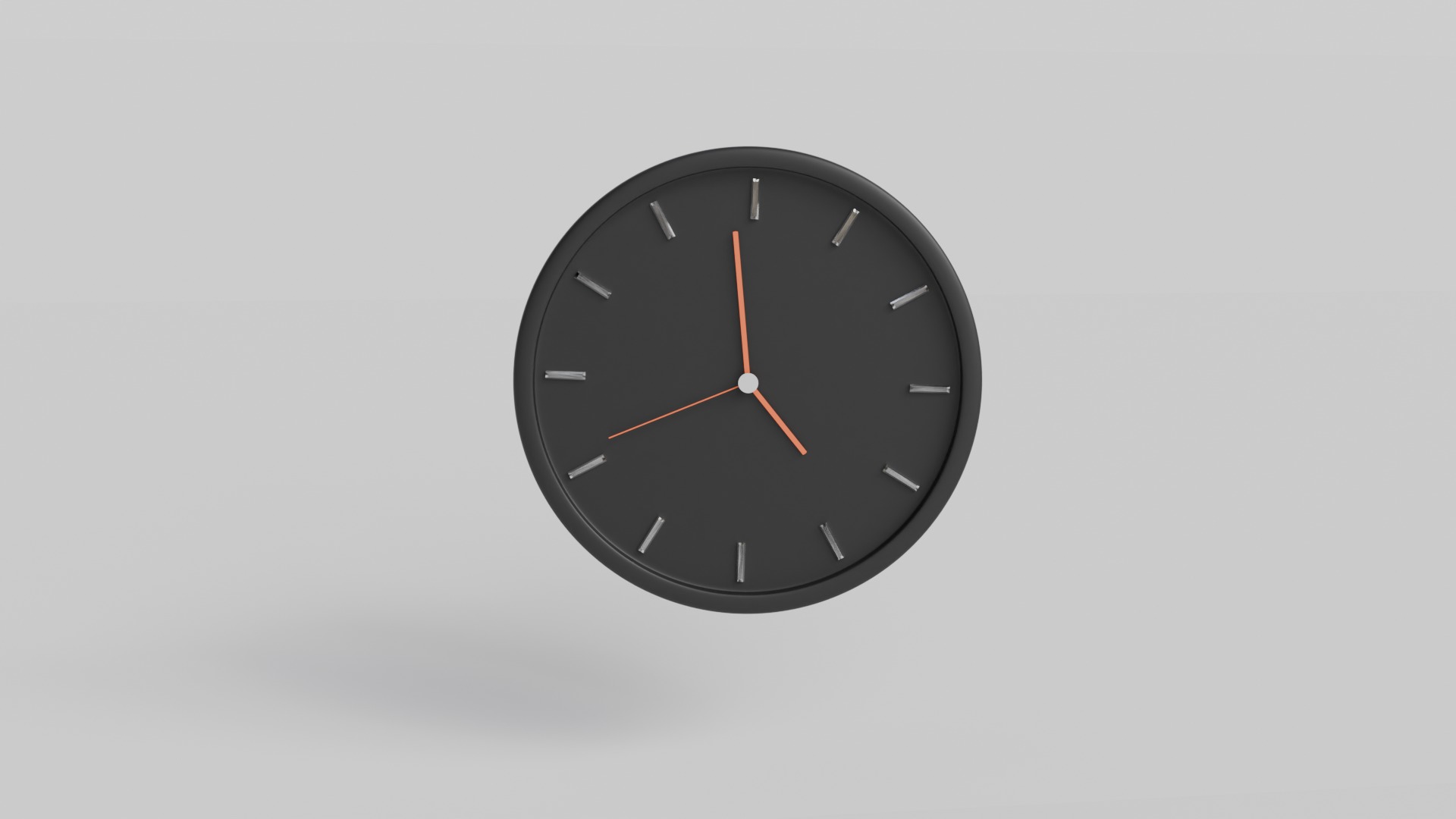 Wall clock No 1 3D model_1