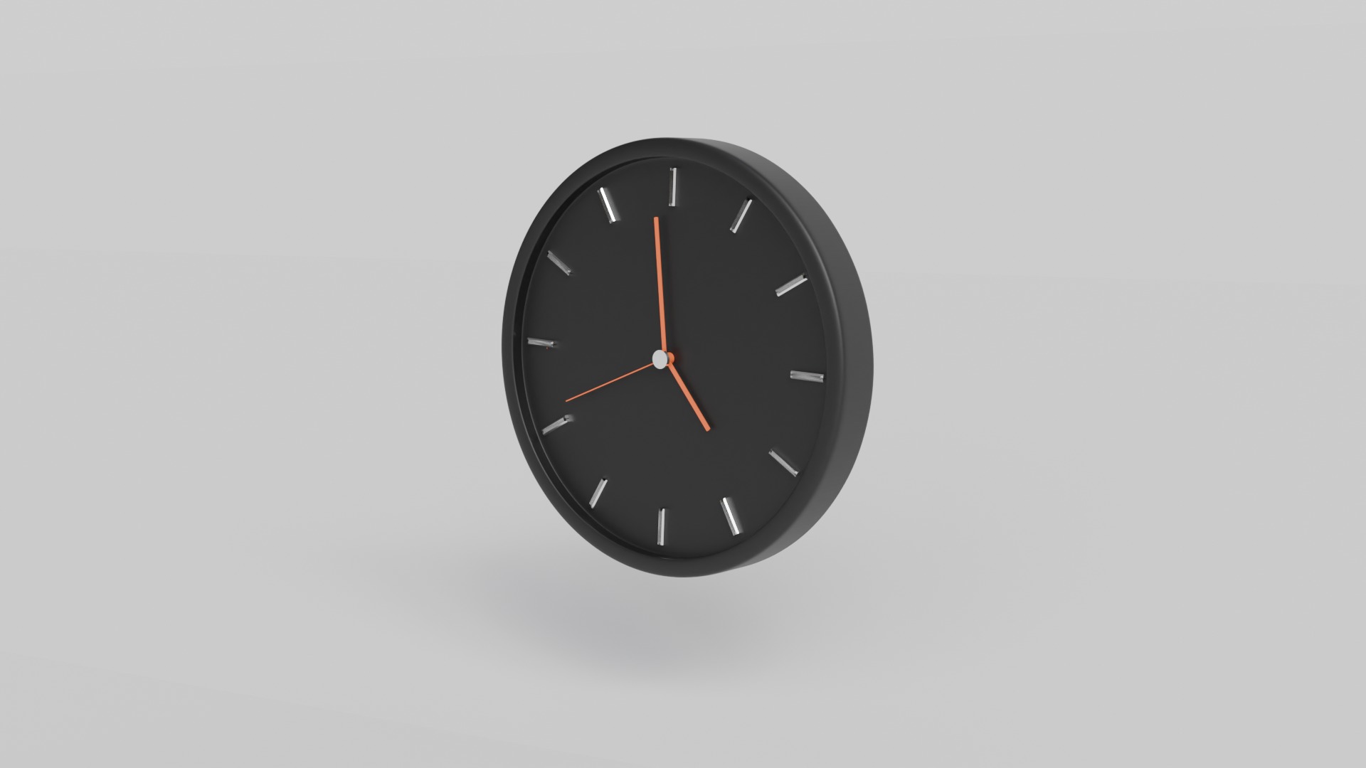 Wall clock No 1 3D model_2