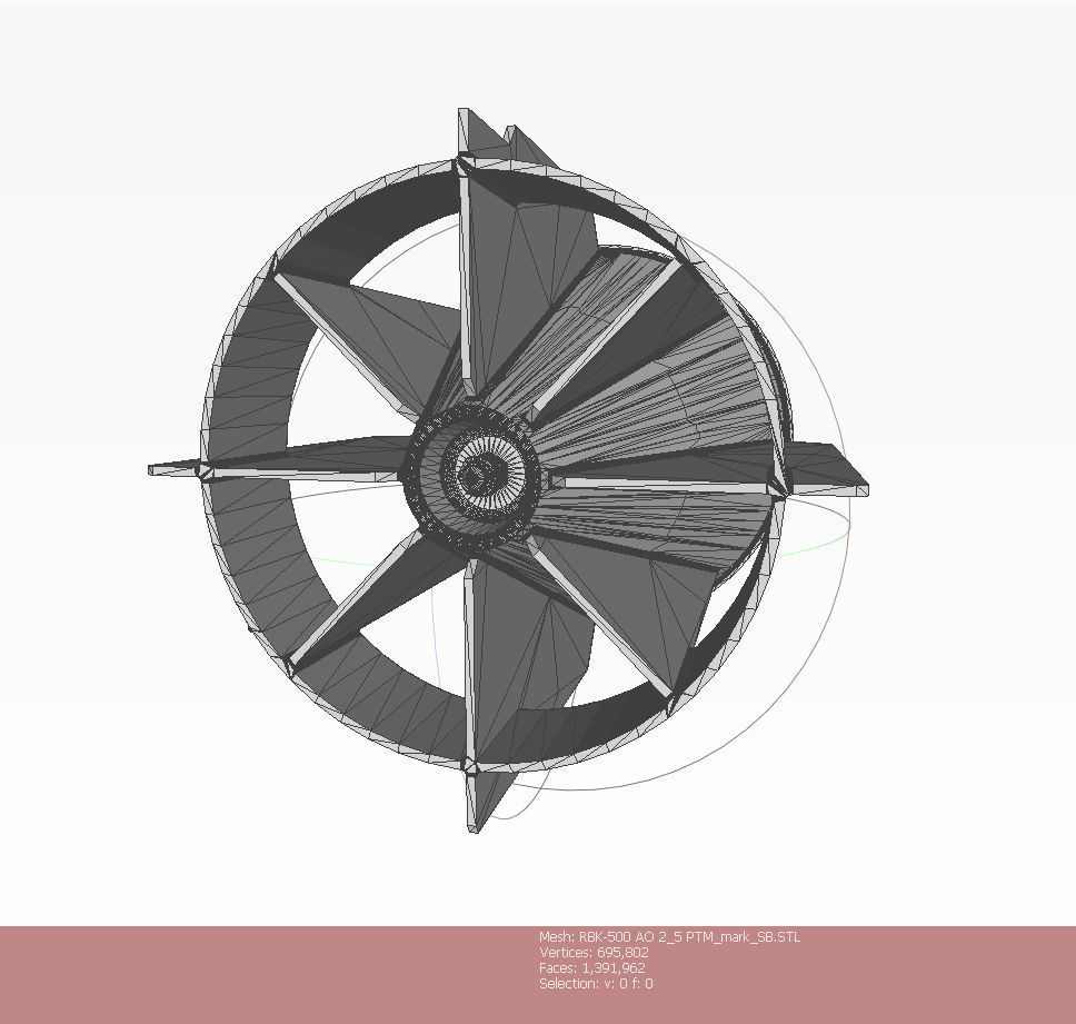 Cluster aviation bomb RBK 500  AO 2 5 RTM Moulage 3D printable  3D model_18