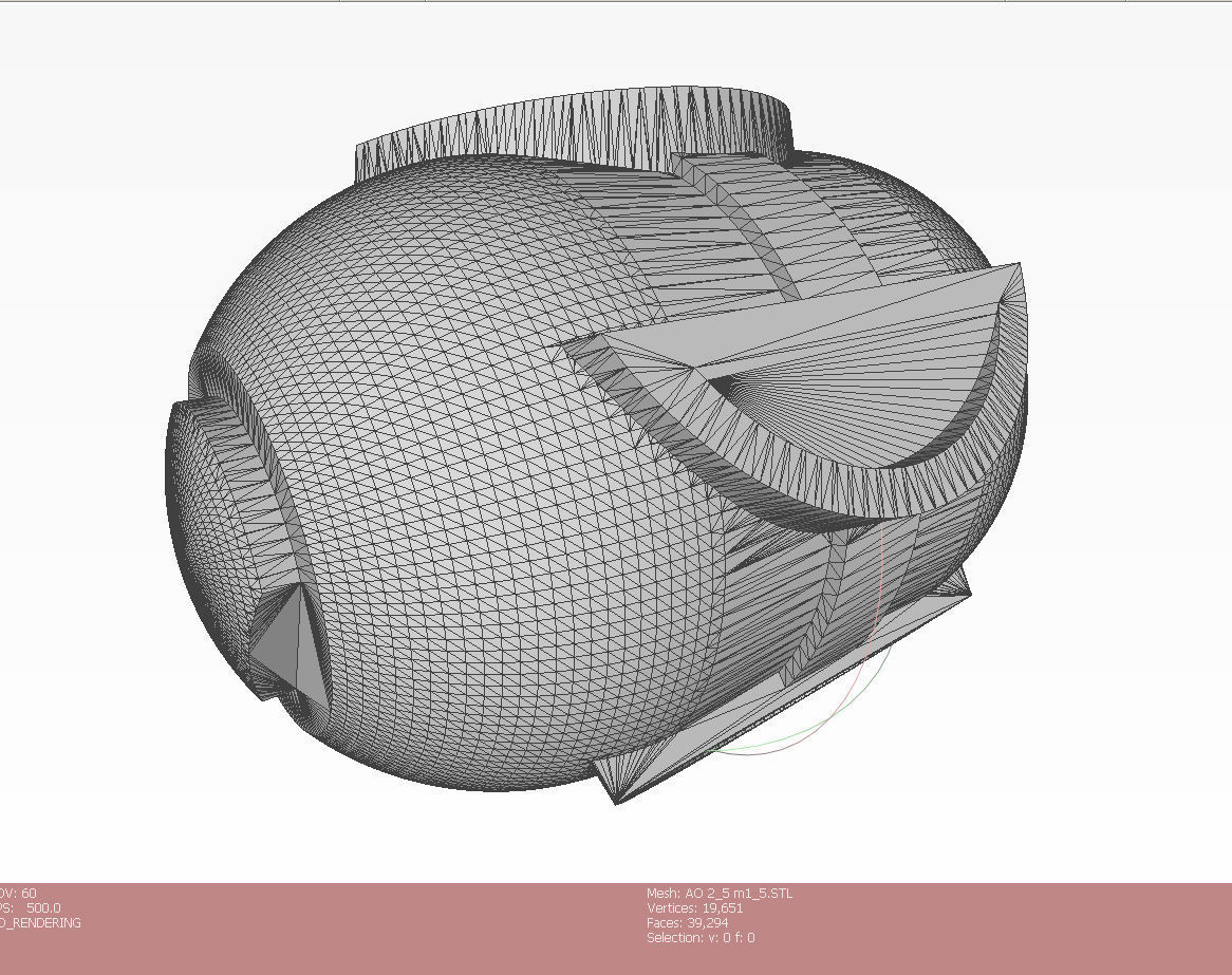Cluster aviation bomb RBK 500  AO 2 5 RTM Moulage 3D printable  3D model_21