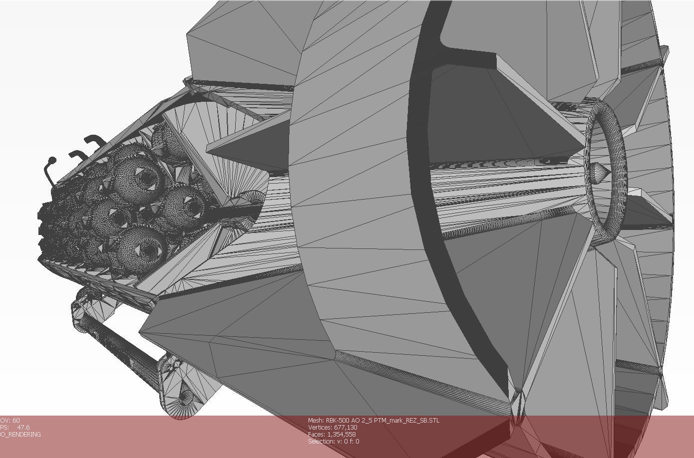 Cluster aviation bomb RBK 500  AO 2 5 RTM Moulage 3D printable  3D model_20