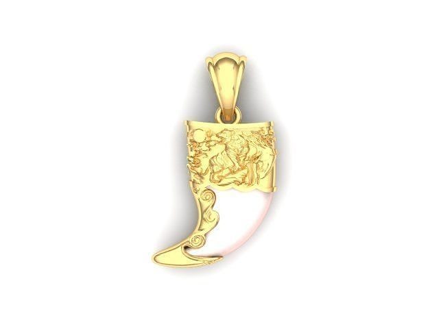 tiger pendant 3D print model