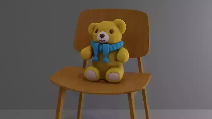 Bear soft toy