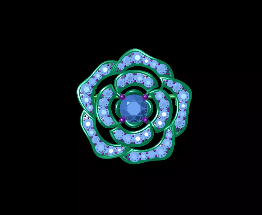 brooch Free 3D print model_0