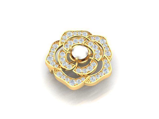 brooch Free 3D print model_1