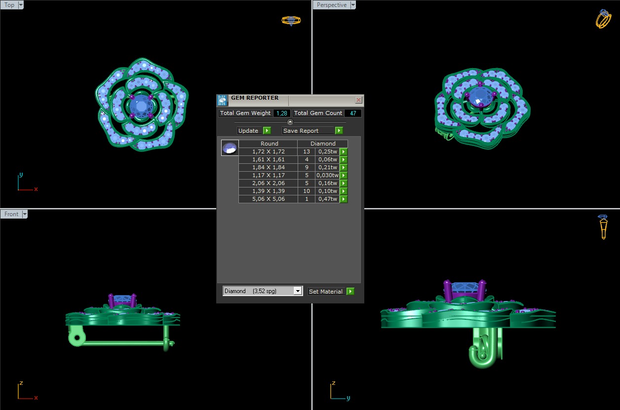 brooch Free 3D print model_4