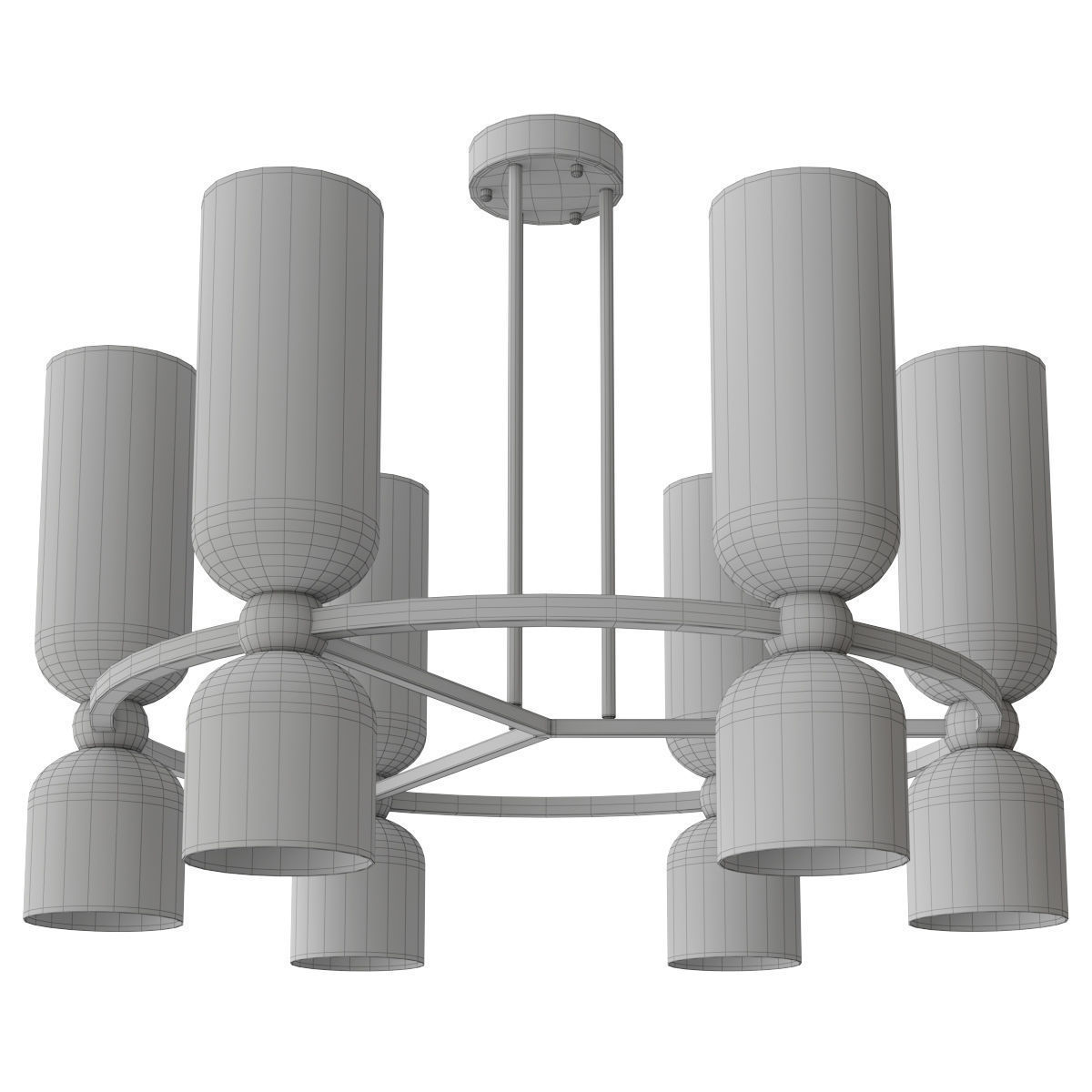 Designer chandelier 3D model_1