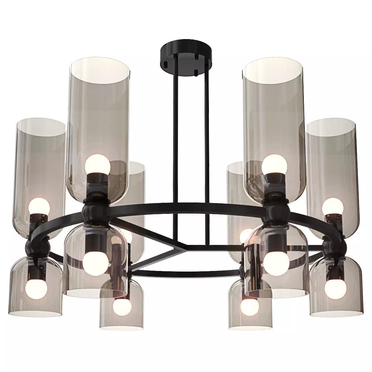 Designer chandelier 3D model_0